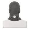 ergodyne® N-Ferno 6823 Hinged Balaclava Face Mask, Fleece, One Size Fits Most, Black Balaclavas/Ski Masks - Office Ready