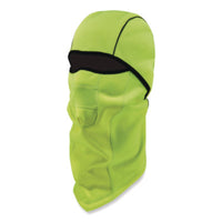 ergodyne® N-Ferno 6823 Hinged Balaclava Face Mask, Fleece, One Size Fits Most, Lime Balaclavas/Ski Masks - Office Ready