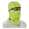 ergodyne® N-Ferno 6823 Hinged Balaclava Face Mask, Fleece, One Size Fits Most, Lime Balaclavas/Ski Masks - Office Ready