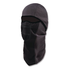 ergodyne® N-Ferno 6823 Hinged Balaclava Face Mask, Fleece, One Size Fits Most, Gray