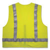 ergodyne® GloWear 8262FRZ Class 2 FR Surveyor Zipper Vest, Tencel/Modacrylic/Para-aramid/Kevlar, Small/Medium, Lime Safety Vests - Office Ready