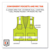 ergodyne® GloWear 8262FRZ Class 2 FR Surveyor Zipper Vest, Tencel/Modacrylic/Para-aramid/Kevlar, Small/Medium, Lime Safety Vests - Office Ready
