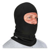 ergodyne® N-Ferno 6893Z Balaclava with Zipper for Bump Cap Insert, Polyester Fleece, One Size Fit Most, Black Thermal Hats/Liners - Office Ready