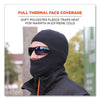 ergodyne® N-Ferno 6893Z Balaclava with Zipper for Bump Cap Insert, Polyester Fleece, One Size Fit Most, Black Thermal Hats/Liners - Office Ready