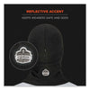 ergodyne® N-Ferno 6893Z Balaclava with Zipper for Bump Cap Insert, Polyester Fleece, One Size Fit Most, Black Thermal Hats/Liners - Office Ready
