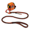 ergodyne® Squids 3100F(x) Tool Lanyard with Aluminum Carabiner + Loop, 10 lb Max Working Capacity, 38" to 48" Long, Orange/Gray Tool Lanyards - Office Ready