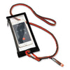 ergodyne® Squids 3100F(x) Tool Lanyard with Aluminum Carabiner + Loop, 10 lb Max Working Capacity, 38" to 48" Long, Orange/Gray Tool Lanyards - Office Ready