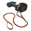 ergodyne® Squids 3108F(x) Tool Lanyard with Locking Aluminum Carabiner + Loop, 15 lb Max Working Capacity, 38" to 48" Long, Orange/Gray Tool Lanyards - Office Ready