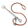ergodyne® Squids 3108F(x) Tool Lanyard with Locking Aluminum Carabiner + Loop, 15 lb Max Working Capacity, 38" to 48" Long, Orange/Gray Tool Lanyards - Office Ready