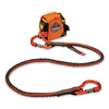 ergodyne® Squids 3110F(x) Tool Lanyard with Aluminum Carabiners, 10 lb Max Working Capacity, 38" to 48" Long, Orange/Gray Tool Lanyards - Office Ready