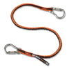 ergodyne® Squids 3111F(x) Tool Lanyard with Stainless-Steel Carabiners,15 lb Max Working Capacity, 38" to 48" Long, Orange/Gray Tool Lanyards - Office Ready
