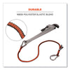ergodyne® Squids 3111F(x) Tool Lanyard with Stainless-Steel Carabiners,15 lb Max Working Capacity, 38" to 48" Long, Orange/Gray Tool Lanyards - Office Ready