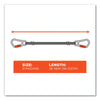 ergodyne® Squids 3111F(x) Tool Lanyard with Stainless-Steel Carabiners,15 lb Max Working Capacity, 38" to 48" Long, Orange/Gray Tool Lanyards - Office Ready
