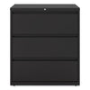 Alera® Lateral File, 3 Legal/Letter/A4/A5-Size File Drawers, Black, 36" x 18.63" x 40.25" Lateral File Cabinets - Office Ready