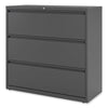 Alera® Lateral File, 3 Legal/Letter/A4/A5-Size File Drawers, Charcoal, 42" x 18.63" x 40.25" Lateral File Cabinets - Office Ready