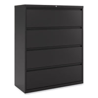 Alera® Lateral File, 4 Legal/Letter-Size File Drawers, Black, 42