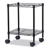 Alera® Rolling File Cart, Metal, 1 Shelf, 1 Bin, 15.25