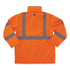 ergodyne® GloWear 8365 Class 3 Hi-Vis Rain Jacket, Polyester, X-Large, Orange Rain Gear - Office Ready