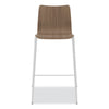 HON® Ruck™ Laminate Stool, Supports up to 300 lb, 30" Seat Height, Pinnacle Seat/Base, Silver Frame Drafting & Task Stools - Office Ready