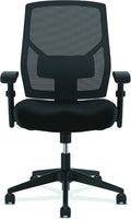 HON Crio High-Back Task Chair | Mesh Back | Adjustable Arms | Adjustable Lumbar | Black Fabric HVL581.ES10.T Office Chairs - Office Ready
