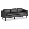 HON® Parkwyn Series Sofa, 77" x 26.75" x 29", Black Sofas & Couches - Office Ready