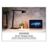 BLACK+DECKER PureOptics™ Verve™ Designer Series LED Desk Lamp with USB Port, 17.32" High, Black Desk & Task Lamps - Office Ready
