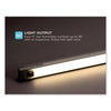 BLACK+DECKER LED Dimmable Under Counter Lighting with Motion Sensor Three-Bar Kit, 0.78w x 0.39h Cabinet Lamps - Office Ready