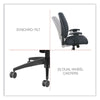 Alera® Alera® Wrigley Series High Performance Mid-Back Synchro-Tilt Task Chair, Supports 275 lb, 17.91" to 21.88" Seat Height, Black Office Chairs - Office Ready