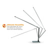 Bostitch Modern LED Clamp Desk Lamp, 15.7" High, Silver Clamp-On Table Lamps - Office Ready