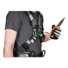 ergodyne® Squids 3002 Retractable Lanyard with Carabiner + Belt-Loop Anchor, 2 lb Max Working Capacity, 6" to 48" Long, Gray Tool Lanyards - Office Ready