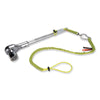 ergodyne® Squids 3100 Lanyard with Aluminum Carabiner + Cinch-Loop, 10 lb Max Working Capacity, 35" to 45" Long, Lime Tool Lanyards - Office Ready