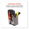 ergodyne® Squids® 5541 Handheld Barcode Scanner Holster with Belt Clip, 2 Compartments, 2.75 x 3.5 x 7.3, Polyester,Gray Hand Tool Organizer Holsters - Office Ready