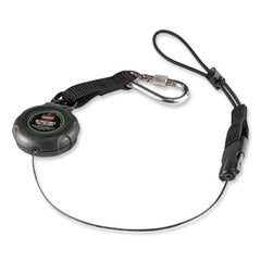 ergodyne® Squids 3001 Retractable Tool Lanyard with Choking-Loop Tool Tether + Carabiner Anchor, 2 lb Max Working Capacity, 48" Long