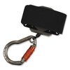 ergodyne® Squids 3002 Retractable Lanyard with Carabiner + Belt-Loop Anchor, 2 lb Max Working Capacity, 6" to 48" Long, Gray Tool Lanyards - Office Ready