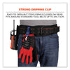 ergodyne® Squids® 3405MD Metal Detectable Belt Clip Glove Clip Holder, 1 x 1 x 6, Acetal Copolymer, Deep Blue Glove Grabbers - Office Ready