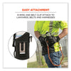 ergodyne® Squids 3775 Can + Bottle Holder Trap, Small, 3.62 x 7.25 x 2.5, Neoprene, Black Hand Tool Organizers - Office Ready