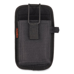 ergodyne® Squids® 5542 Phone Style Scanner Holster with Belt Loop, Small, 1 Compartment, 3.75 x 1 x 6.5, Polyester, Black