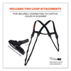 ergodyne® Squids 3132 Barcode Scanner Lanyard Harness, Small: 13" Arm Strap, 32" Long Lanyard Strap, Black Tool Lanyards - Office Ready