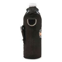ergodyne® Squids 3775 Can + Bottle Holder Trap, Small, 3.62 x 7.25 x 2.5, Neoprene, Black Hand Tool Organizers - Office Ready