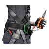 ergodyne® Squids 3003 Retractable Lanyard with Two Carabiners, 2 lb Max Working Capacity, 8" to 48"Long, Gray Tool Lanyards - Office Ready