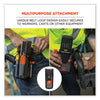 ergodyne® Squids® 5540 Handheld Barcode Scanner Holster with Belt Loop, Small, 2.75 x 3.5 x 7.3, Polyester, Gray Hand Tool Organizer Holsters - Office Ready