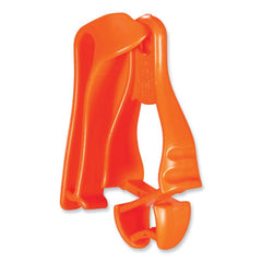 ergodyne® Squids® 3405 Belt Clip Glove Clip Holder, 1 x 1 x 6, Acetal Copolymer, Orange
