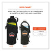 ergodyne® Squids 3775 Can + Bottle Holder Trap, Small, 3.62 x 7.25 x 2.5, Neoprene, Black Hand Tool Organizers - Office Ready