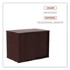 Alera® Alera® Open Office Desk Series Low-Storage Cabinet Credenza, Woodgrain Laminate, 29.5" x 19.13" x 22.78", Mahogany Cabinet Credenzas - Office Ready