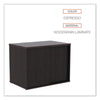 Alera® Alera® Open Office Desk Series Low-Storage Cabinet Credenza, Woodgrain Laminate, 29.5" x 19.13" x 22.78", Espresso Cabinet Credenzas - Office Ready