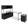 Alera® Alera® Open Office Desk Series Low-Storage Cabinet Credenza, Woodgrain Laminate, 29.5" x 19.13" x 22.78", Espresso Cabinet Credenzas - Office Ready