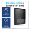 Tork® PeakServe® Continuous® Hand Towel Dispenser, 14.44 x 3.97 x 19.3, Black Roll, Electric Towel Dispensers - Office Ready
