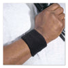 ergodyne® Chill-Its 6500 Wrist Terry Cloth Sweatband, Cotton Terry, One Size Fits Most, Black Sweatbands - Office Ready