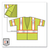 ergodyne® GloWear 8330Z Class 3 Two-Tone Zipper Vest, Polyester, Largel/X-Large, Lime Safety Vests - Office Ready