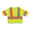 ergodyne® GloWear 8330Z Class 3 Two-Tone Zipper Vest, Polyester, Largel/X-Large, Lime Safety Vests - Office Ready